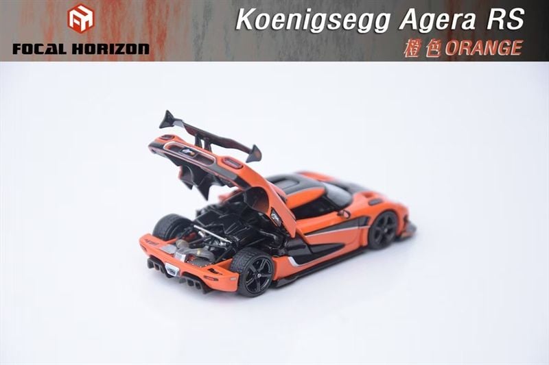  Mô hình xe Koenigsegg Agera RS - Orange tỉ lệ 1:64 Focal Horizon OT64274 