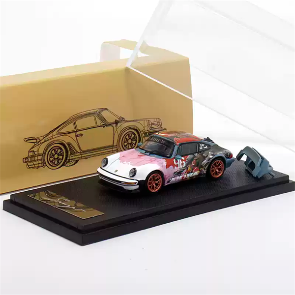  Mô hình Porsche 911 Singer Turbo Study 930 tỉ lệ 1:64 Rhino Model OT64053 