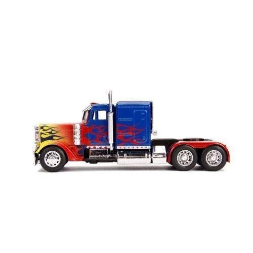  Mô hình xe Peterbilt 379 Optimus Prime T1 Hollywood Rides tỉ lệ 1:32 JADA TOYS 24078B 
