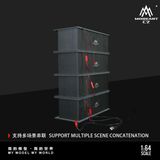  Hộp trưng bày mica mô phỏng cửa hàng KFC có đèn kích thước 30x13.3x10cm tỉ lệ 1:64 MoreArt MO914903 