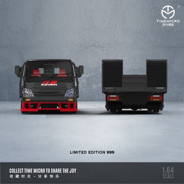  Mô hình xe tải cứu hộ H300 ADVAN có bàn trượt tỉ lệ 1:64 Time micro TM647202 