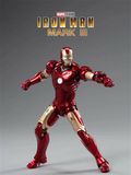  Mô hình nhân vật Marvel Iron man người sắt có đèn MK3 Mark III Avengers SHF tỉ lệ 1:10 18CM ZD Toys FG263 