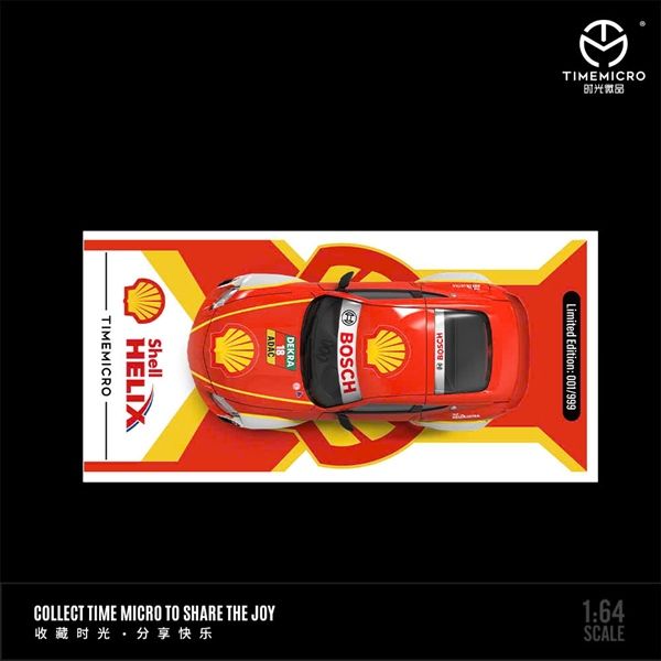  Mô hình xe Nissan 400Z custom Shell racing #18 tỉ lệ 1:64 Time micro TM649112 