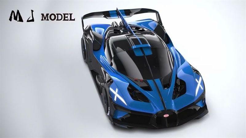  Mô hình xe Bugatti Bolide W16.4 tỉ lệ 1:64 MJ model OT64423 