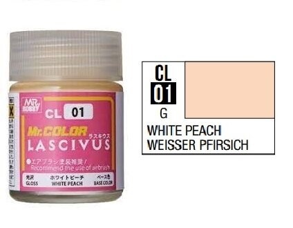  Lacquer CL01 Cocoa Milk Lascivus sơn mô hình màu trắng đào Lascivus 18ml Mr.Hobby CL01 