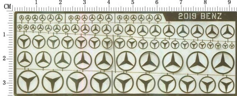 DECAL KIM LOẠI LOGO Ô TÔ TỈ LỆ 1:24 1:18 1:32 DC366