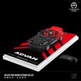  Mô hình xe Mazda MX5-ADVAN có mui tháo rời tỉ lệ 1:64 Time Micro TM646911 