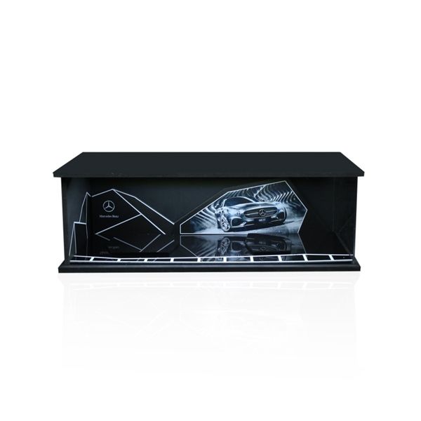  Hộp trưng bày mica mô phỏng Showroom Mercedes-Benz Light Edition Assembly Scene tỉ lệ 1:64 MoreArt MO914304 