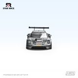  Mô hình xe Porsche 911 GT3 silver Racing Car tỉ lệ 1:64 STAR RACE SR64025 