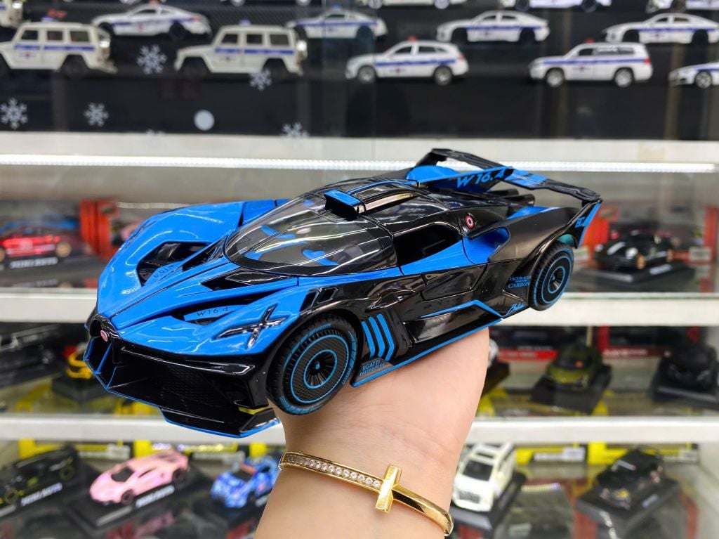 Mô hình xe Bugatti Bolide phun khói - full open 1:24 Chezhi OT133