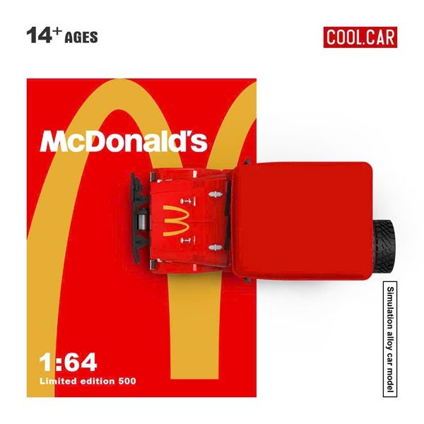  Mô hình xe Toyota FJ40 - McDonald's Painted Series tỉ lệ 1:64 CoolCar CC645207 