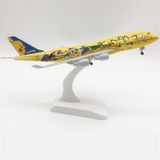  Mô hình máy bay ANA Pikachu Boeing B747 kích thước 20cm MB20092 