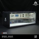  Hộp trưng bày container mô phỏng Repair shop scene F model có tầng - có đèn 38.7x16x16.5cm tỉ lệ 1:64 MoreArt MO400213 