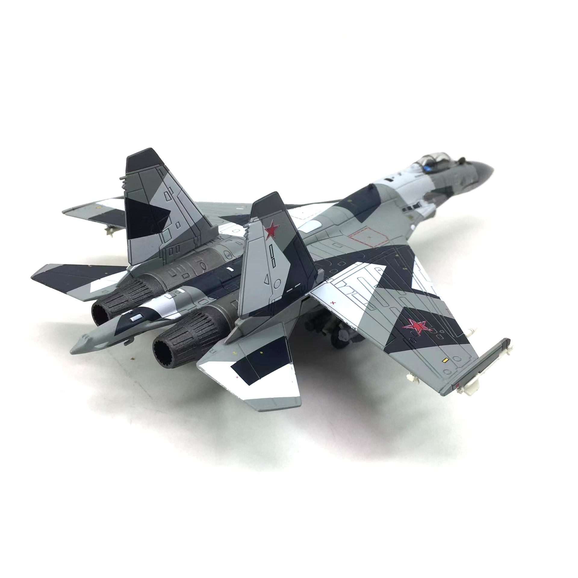  Mô hình máy bay chiến đấu Russia Su-35 BBC POCCNN No.21 tỉ lệ 1:100 Ns models MBQS019 