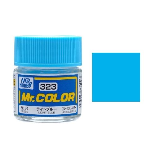  Lacquer C323 Light Blue Gloss sơn mô hình màu xanh nhạt 10ml Mr.Hobby C323 