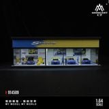  Hộp trưng bày mô phỏng Garage SPOON có đèn - mica bảo vệ tỉ lệ 1:64 MoreArt MO914509 