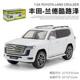  Mô hình xe Toyota Land Cruiser LC300 2022 có remote full open - full kính - đánh lái được tỉ lệ 1:24 Henteng model H08222C 