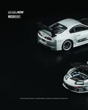  Mô hình xe Top Secret GT300 Supra Siler tỉ lệ 1:64 Poprace PR640324 