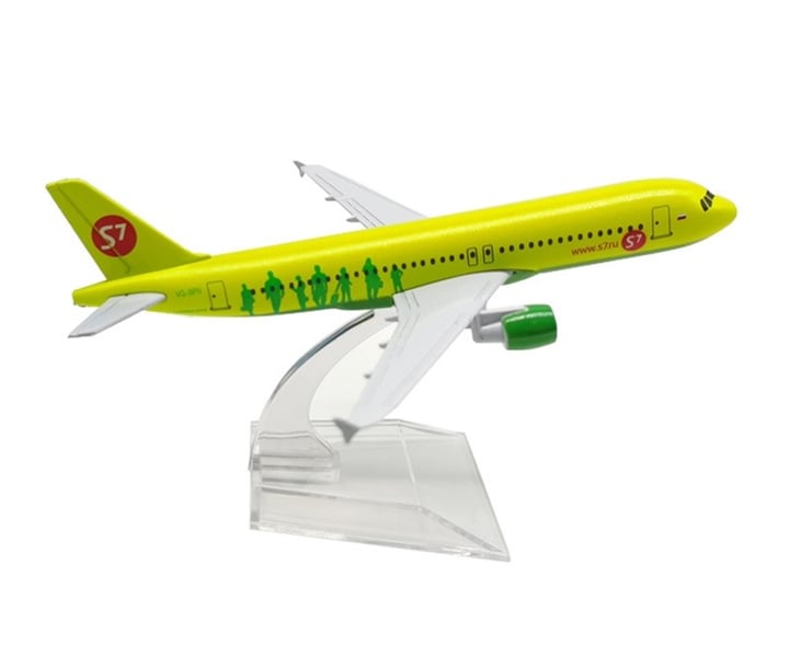  Mô hình máy bay Siberia Airlines S7 Airbus A320-200 16cm MB16140 