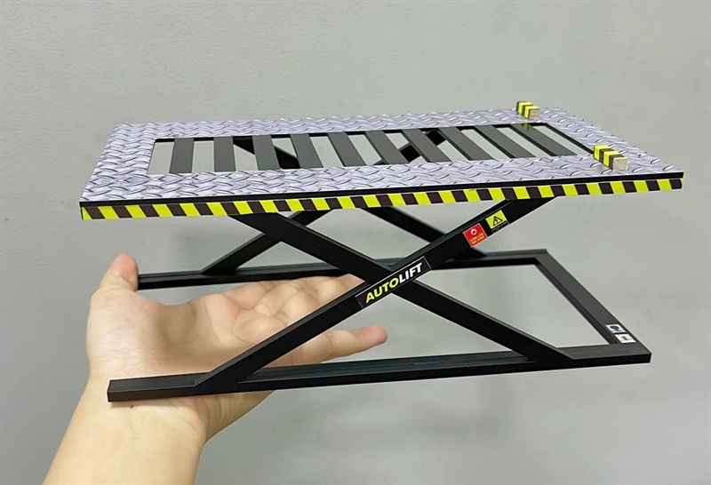  Phụ kiện bàn nâng xe mô hình bằng mica tỉ lệ 1:24 - 1:18 - 1:64 Autono1 PK476 