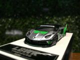  Mô hình xe Lamborghini Aventador LP700 2.0 GT EVO silver green tỉ lệ 1:64 Time micro 