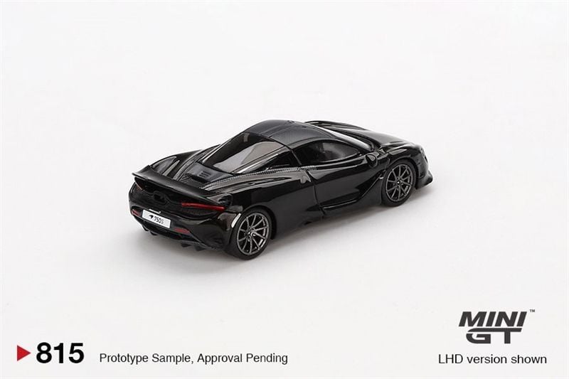  Mô hình xe McLaren 750S Saros Grey tỉ lệ 1:64 MiniGT bản card MGT00815 