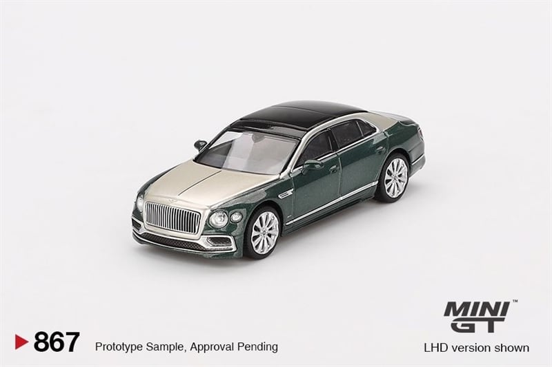  Mô hình xe Bentley Flying Spur White Sand Verdent tỉ lệ 1:64 MiniGT MGT00867 