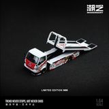  Mô hình xe H300 Flatbed Transport Trailer Painted Die-Cast Alloy Car Model tỉ lệ 1:64 ChaoYi ModernArt MD647217 