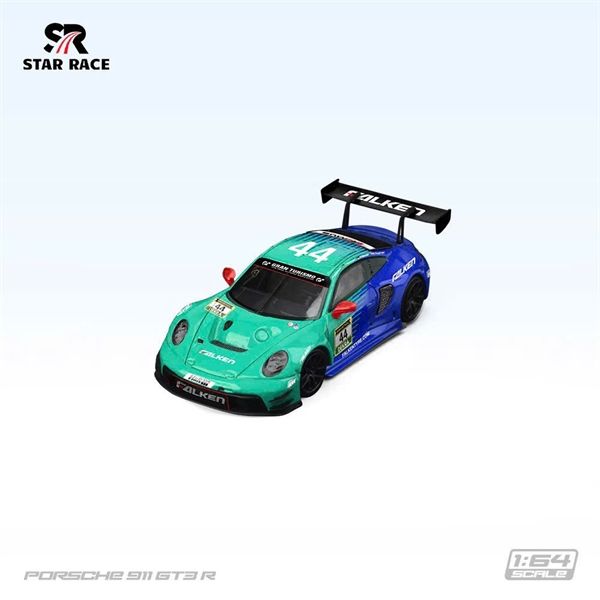  Mô hình xe Porsche 911 GT3 Racing Flying Power 44 Bike 1:64 Star Race SR64021 
