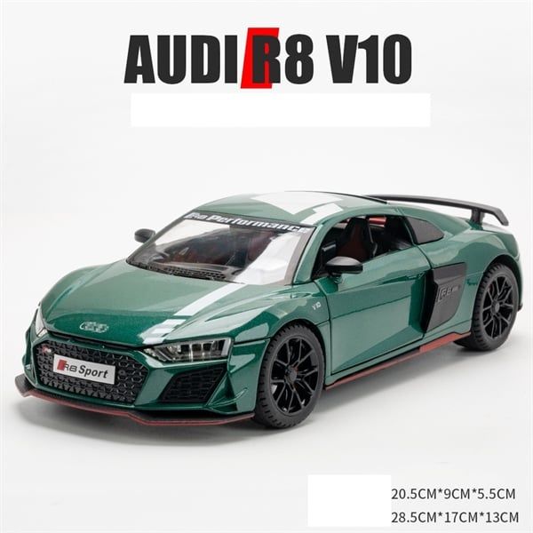  Mô hình xe Audi R8 V10 full open , đánh lái được tỉ lệ 1:24 Miniauto OT354 