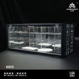  Hộp trưng bày container mô phỏng Mirror Parking Scene Simulation Model tỉ lệ 1:64 MoreArt MO400215 