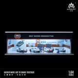  Hộp trưng bày mica mô phỏng Workshop GULF kích thước 30x13.3x10cm tỉ lệ 1:64 MoreArt MO914106 