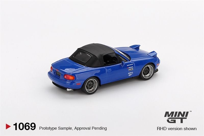  Mô hình xe Mazda Miata MX-5 (NA) Tuned Version Dark Blue bản card tỉ lệ 1:64 MiniGT MGT01069 HAVE CHASE 