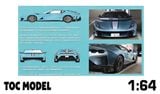  Mô hình xe Ferrari 812 Competizione Leaping horse tỉ lệ 1:64 TOC model TOCD-FE812C 
