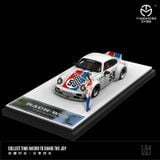  Mô hình xe Porsche Rauth Welt RWB 964 Brumos Racing 59 white tỉ lệ 1:64 Time micro 