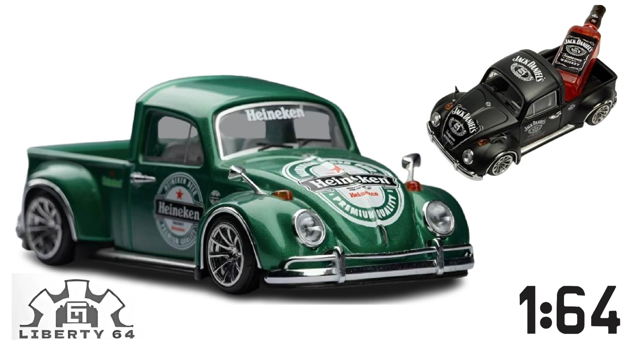  Mô hình xe Volkswagen Beetle Pickup 1:64 Liberty64 OT64293 