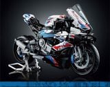  Mô hình xe mô tô lắp ghép BMW M1000RR Technic 1920 pcs tỉ lệ 1:5 LG001 