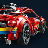  Mô hình xe ô tô lắp ghép Ferrari 488 GTE No.51 Technic 1677 pcs tỉ lệ 1:10 LG008 