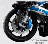  Mô hình xe mô tô lắp ghép BMW M1000RR Technic 1920 pcs tỉ lệ 1:5 LG001 