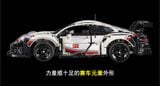  Mô hình xe ô tô lắp ghép Porsche 911 RSR Technic 1580 pcs tỉ lệ 1:10 LG004 