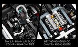  Mô hình xe ô tô lắp ghép Porsche 911 RSR Technic 1580 pcs tỉ lệ 1:10 LG004 