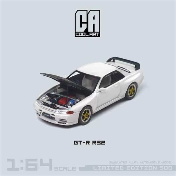  Mô hình xe Nissan Skyline GTR R32 không có máy đi kèm tỉ lệ 1:64 Cool.art CAR34WH 