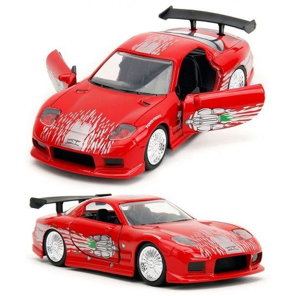 Mô hình xe Mazda RX7 red Dom's Fast & Furious tỉ lệ 1:32 Jada 24075 
