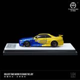  Mô hình xe Nissan GTR R34 Z-tune Spoon 1:64 Time micro 