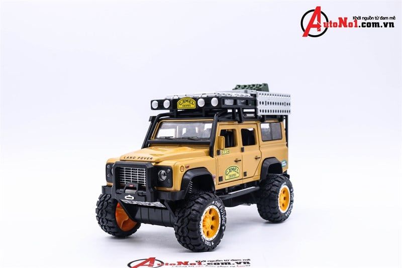  Mô hình xe Land Rover Trophy 91 Camel Army 1:28 Newao OT015 