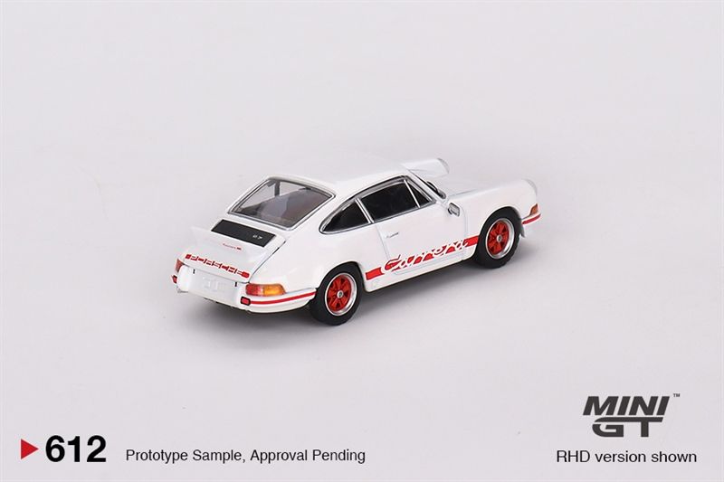  Mô hình xe Porsche 911 Carrera RS 2.7 Grand Alloy White bản card tỉ lệ 1:64 MiniGT x Mijio 