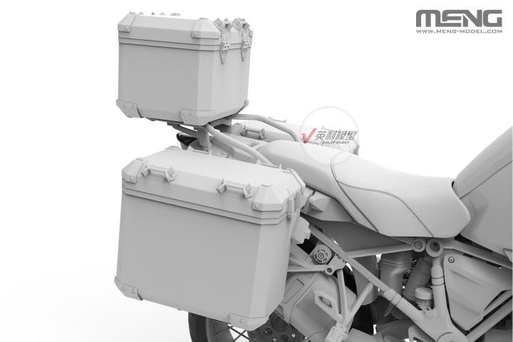  Mô hình 3 thùng kit moto BMW R 1250 GS ADV Meng chưa sơn tỉ lệ 1:9 MT066C 