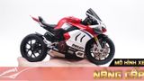  Mô hình xe độ Ducati Panigale Audi Rs V4 Nồi Khô Tỉ Lệ 1:12 Autono1 D223h 