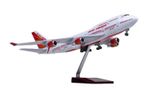  Mô hình máy bay Air India Boeing B747 47cm có đèn led tự động theo tiếng vỗ tay hoặc chạm MB47051 