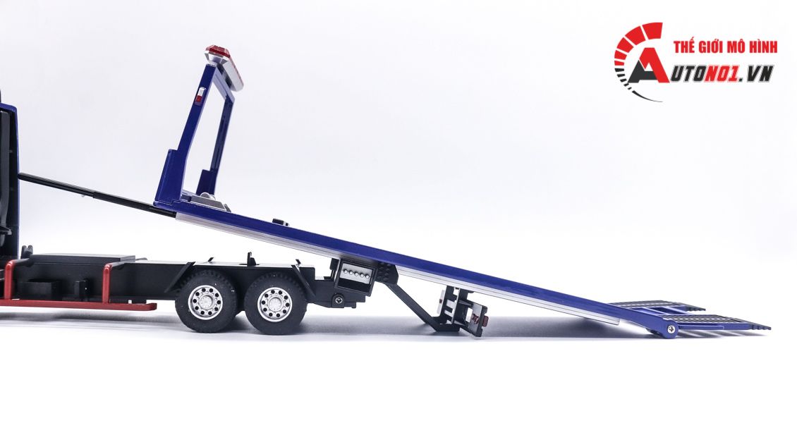  Mô hình xe tải Mercedes vận chuyển xe - xe cứu hộ Hytruck 46cm tỉ lệ 1:24 Hengteng model 8216 